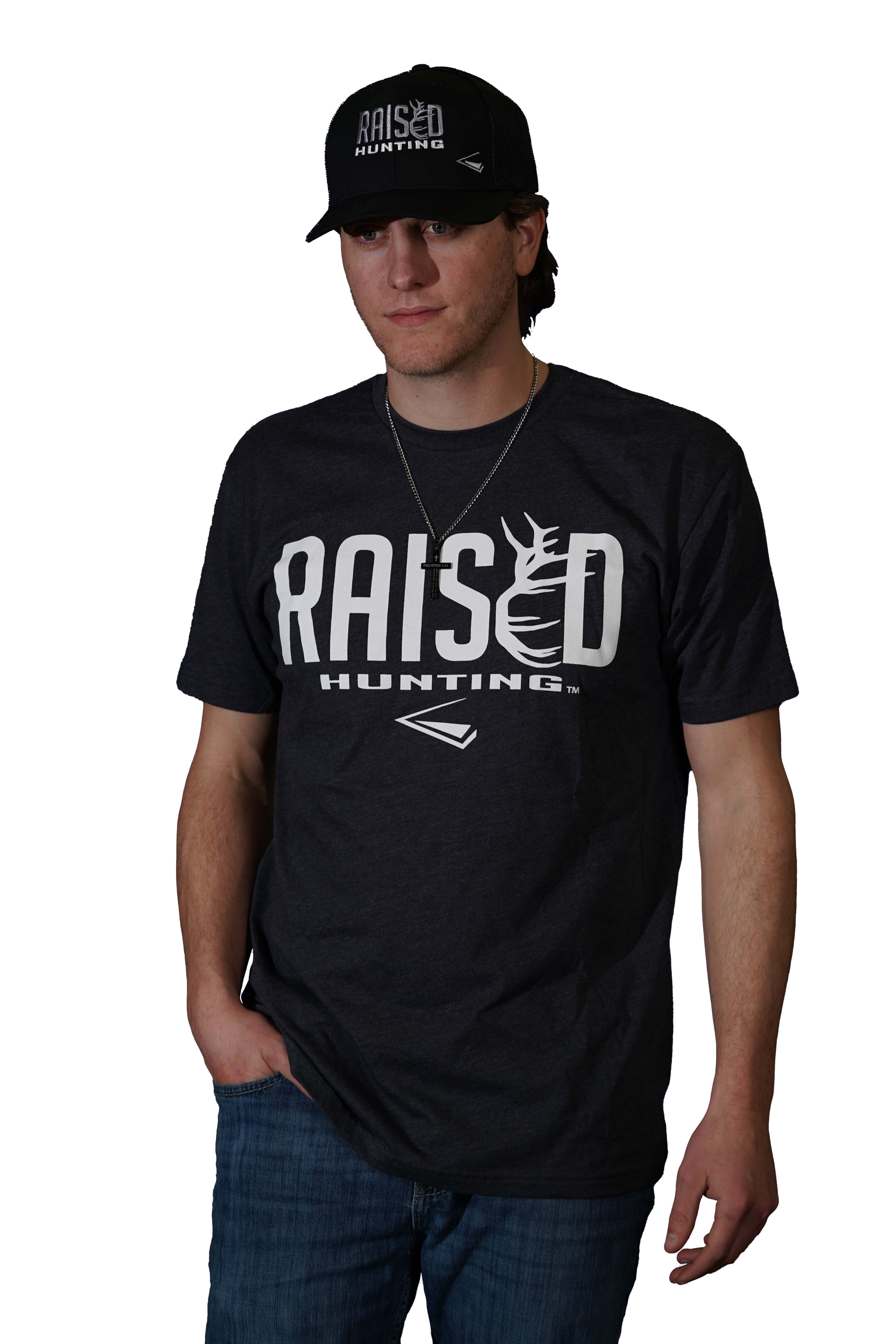 Charcoal | Logo T-Shirt | Raised Hunting