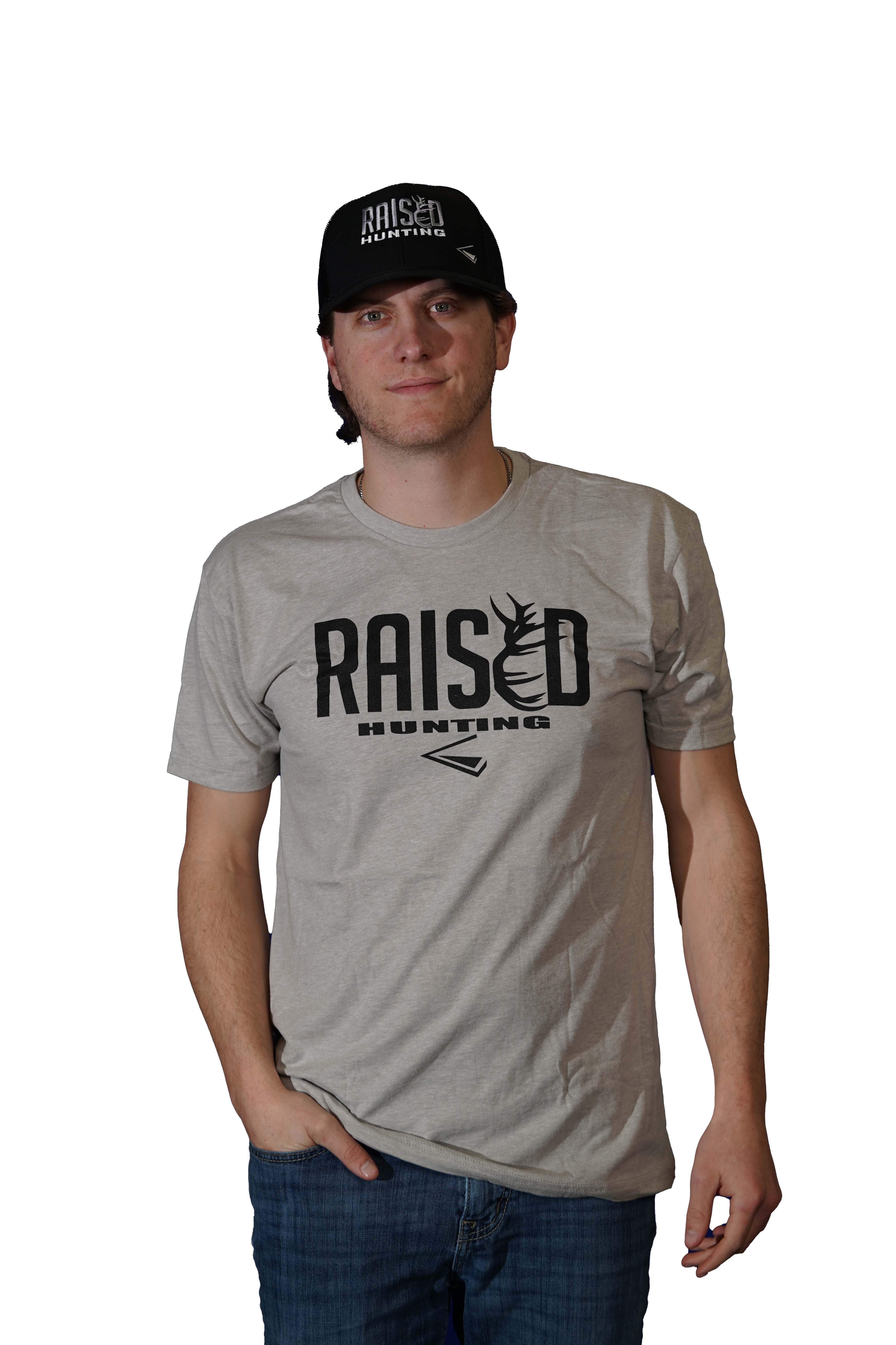 Heather Grey | Logo T-Shirt | Raised Hunting